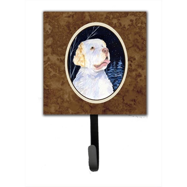 Jensendistributionservices Starry Night Clumber Spaniel Leash Holder Or Key Hook MI1655535 - main